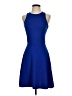 H&M Solid Blue Cocktail Dress Size S - photo 1