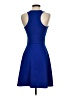 H&M Solid Blue Cocktail Dress Size S - photo 2