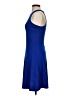 H&M Solid Blue Cocktail Dress Size S - photo 5