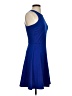 H&M Solid Blue Cocktail Dress Size S - photo 4