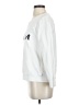 Sofra 100% Polyester White Long Sleeve T-Shirt Size S - photo 5
