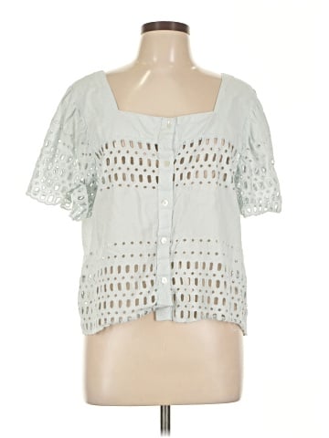 Calypso St. Barth Short Sleeve Blouse (view 1)