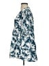 Shore 100% Rayon Blue Short Sleeve Blouse Size XS - photo 5