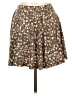 Knitworks Floral Brown Casual Skirt Size L - photo 2