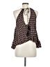 C'isa 100% Rayon Black Sleeveless Blouse Size M - photo 2