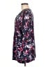 Lands' End 100% Supima Cotton Floral Purple Pullover Sweater Size 1X - photo 5
