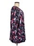 Lands' End 100% Supima Cotton Floral Purple Pullover Sweater Size 1X - photo 4