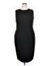 Calvin Klein Solid Black Cocktail Dress Size 18 - photo 1