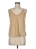 Stella Luce Tan Gold Sleeveless Blouse Size M - photo 1