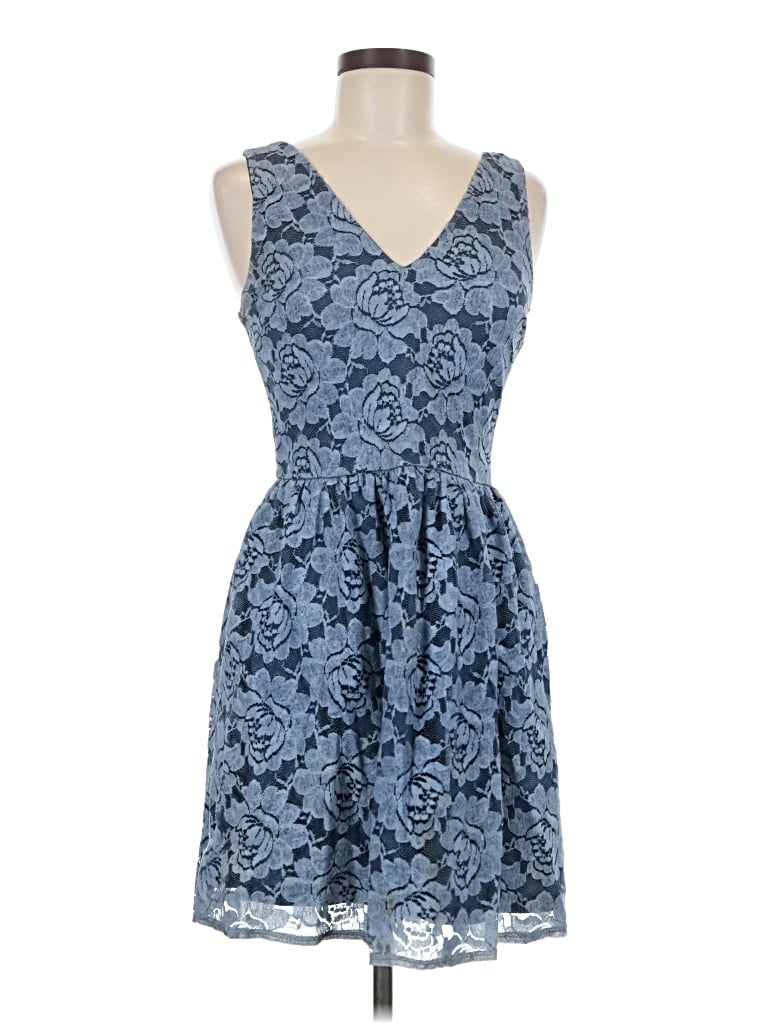 Pre-owned Aqua Casual Dress In Blue
