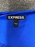 Express 100% Polyester Solid Blue Cocktail Dress Size 0 - photo 7