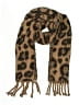 Unbranded Animal Print Brown Scarf One size - photo 1
