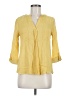 Mine Yellow 3/4 Sleeve Blouse Size M - photo 1