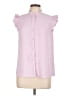 Assorted Brands Pink Sleeveless Button-Down Shirt Size L - photo 1