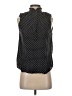 Ann Taylor Polka Dots Black Sleeveless Blouse Size XS - photo 1