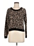 Dots Animal Print Brown Pullover Sweater Size M - photo 1