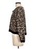 Dots Animal Print Brown Pullover Sweater Size M - photo 5