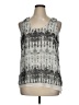 CALVIN KLEIN JEANS 100% Polyester Silver Sleeveless Blouse Size XL - photo 1