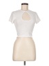 New Look Ivory Short Sleeve Turtleneck Size 6 - photo 1