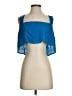 Olivaceous Blue Sleeveless Blouse Size S - photo 1