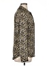 Equipment Animal Print Gold Long Sleeve Blouse Size XL - photo 4