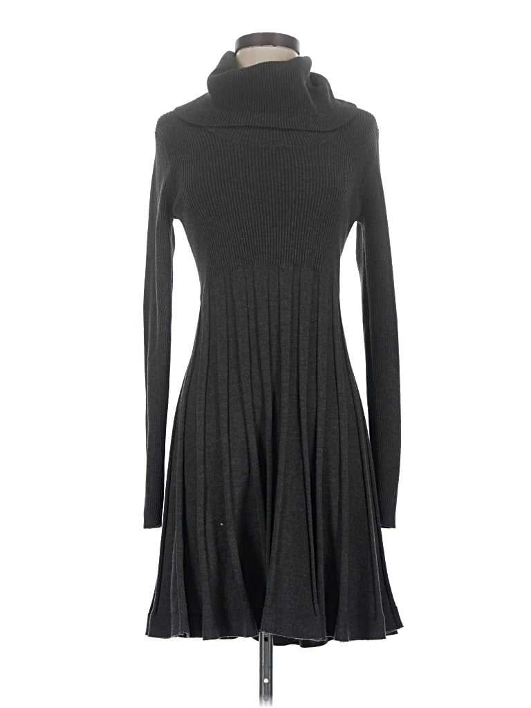 Pre-owned Calvin Klein Casual Dress In Gray