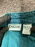 Chico's 100% Cotton Paisley Teal Jacket Size Lg (2) - photo 6