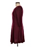 Everly Solid Burgundy Casual Dress Size M - photo 5