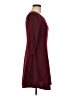 Everly Solid Burgundy Casual Dress Size M - photo 4