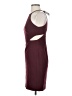 Intermix Solid Burgundy Cocktail Dress Size P (petite) - photo 5