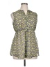 Bongo 100% Polyester Green Sleeveless Blouse Size XL - photo 1