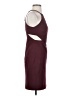 Intermix Solid Burgundy Cocktail Dress Size P (petite) - photo 4