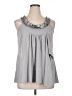 Sam & Max Gray Sleeveless Blouse Size XL - photo 1