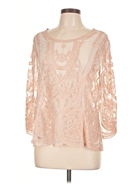 Ultra Pink 3/4 Sleeve Blouse