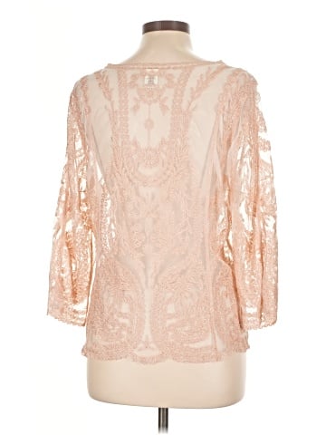 Ultra Pink 3/4 Sleeve Blouse (view 2)