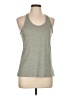 Nike 100% Polyester Gray Active Tank Size L - photo 1