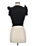 Zara Black Short Sleeve Top Size M - photo 2