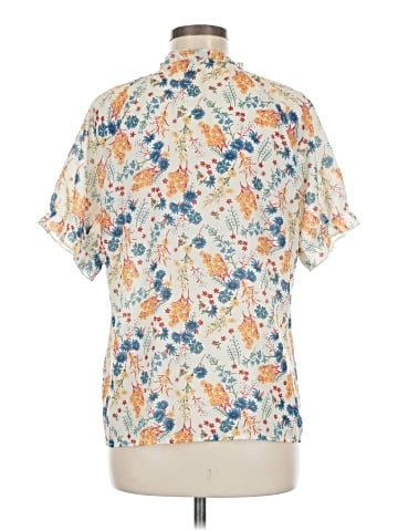 Allegra K Short Sleeve Blouse (view 2)