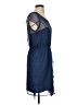 The Real Truth 100% Polyester Solid Blue Casual Dress Size S (estimated) - photo 4