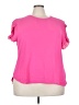 ALTERNATIVE 100% Polyester Pink Short Sleeve Top Size 4X - photo 1