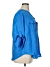 Torrid Blue 3/4 Sleeve Button-Down Shirt Size 1X Plus (1) - photo 4