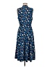 Anne Klein Print Blue Casual Dress Size 6 - photo 2
