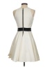 Milly Solid Ivory Cocktail Dress Size 4 - photo 2
