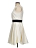 Milly Solid Ivory Cocktail Dress Size 4 - photo 5