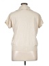 Vila Milano Tan Ivory Short Sleeve Blouse Size XL (estimated) - photo 2