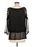 Sunny Leigh 100% Polyester Black 3/4 Sleeve Blouse Size M - photo 2