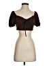 Assorted Brands Brown Short Sleeve Top Size S - photo 1