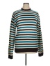 Carbon 100% Acrylic Stripes Blue Pullover Sweater Size XL - photo 1
