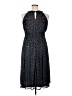 Sangria 100% Polyester Polka Dots Black Cocktail Dress Size 14 - photo 2