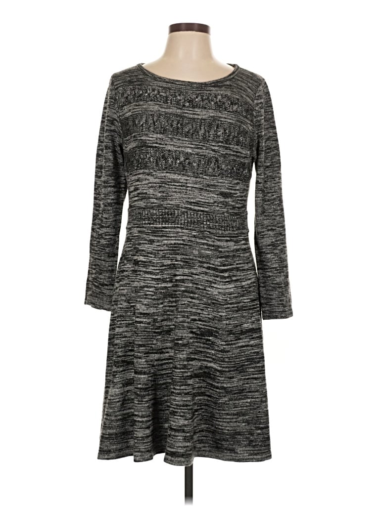Pre-owned Calvin Klein Casual Dress In Gray